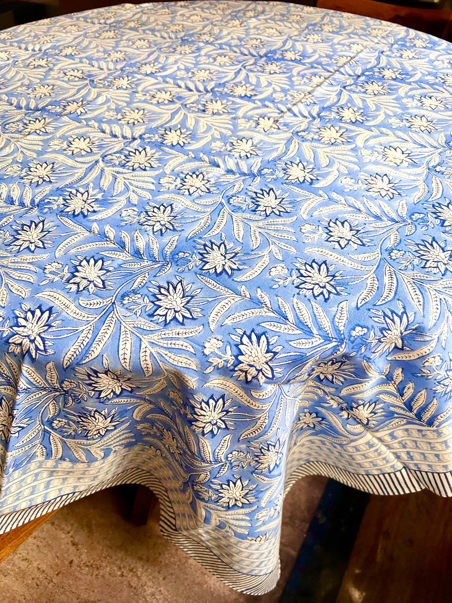 Ajala Block Print Table Cover/Cloth