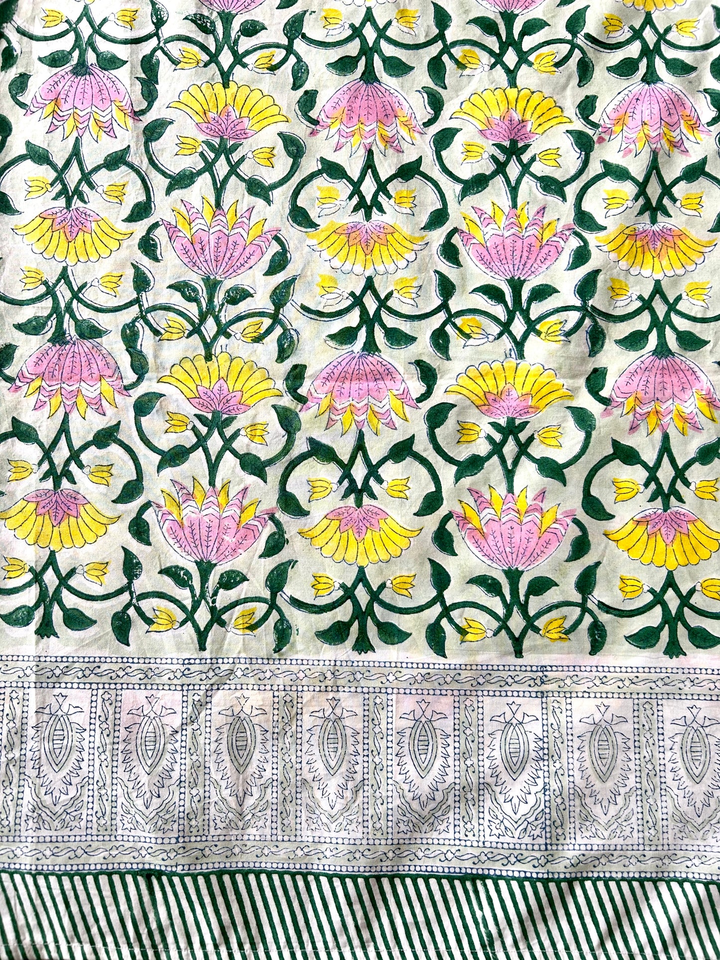 Samriddhi Block Printed Cotton Bedsheet(90x108)