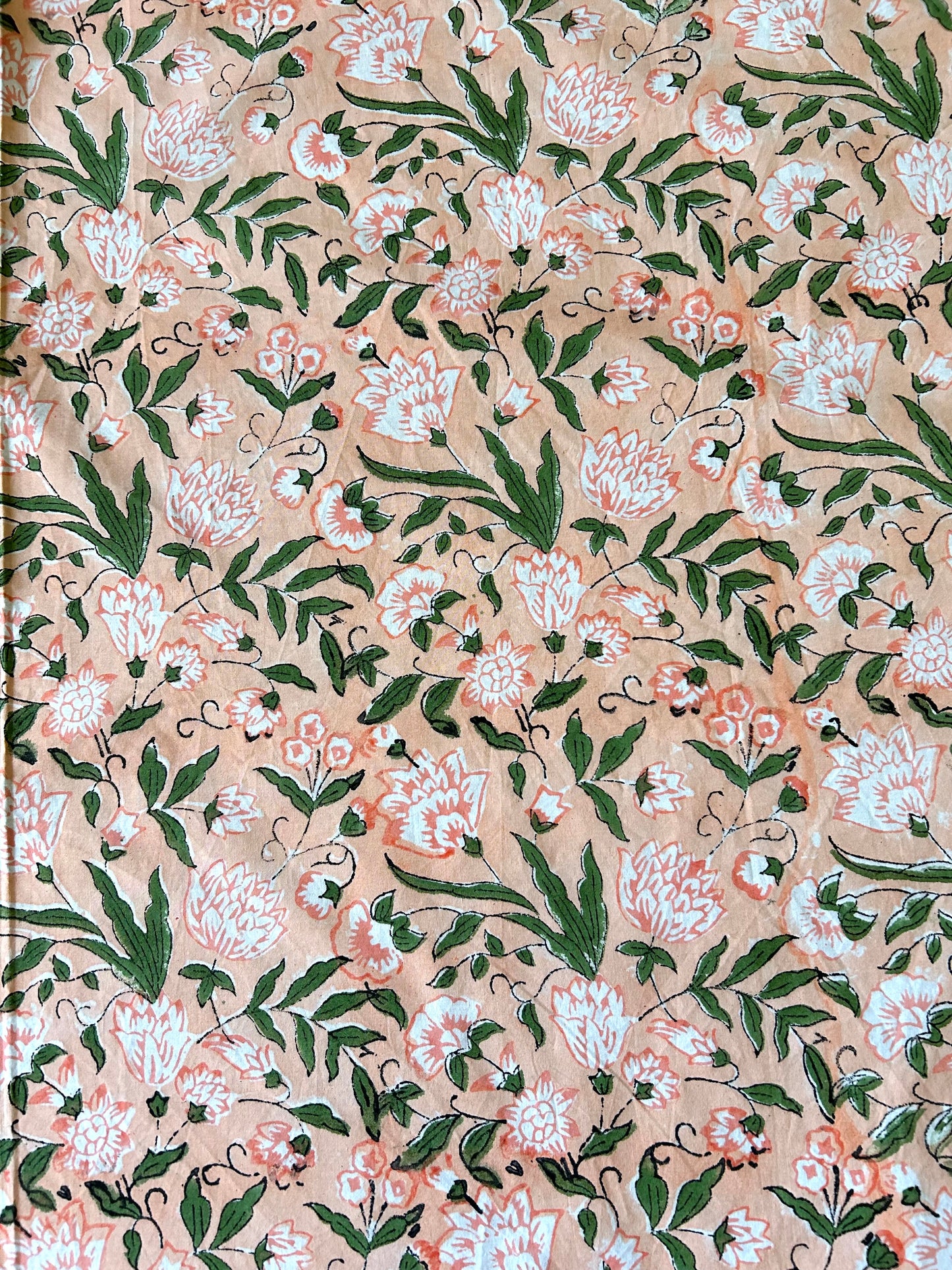 Urvi Block Printed Cotton Bedsheet(90x108)