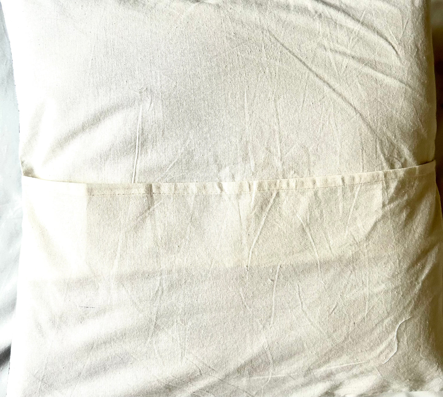 Aruna Block Print Quilted Cushion Cover