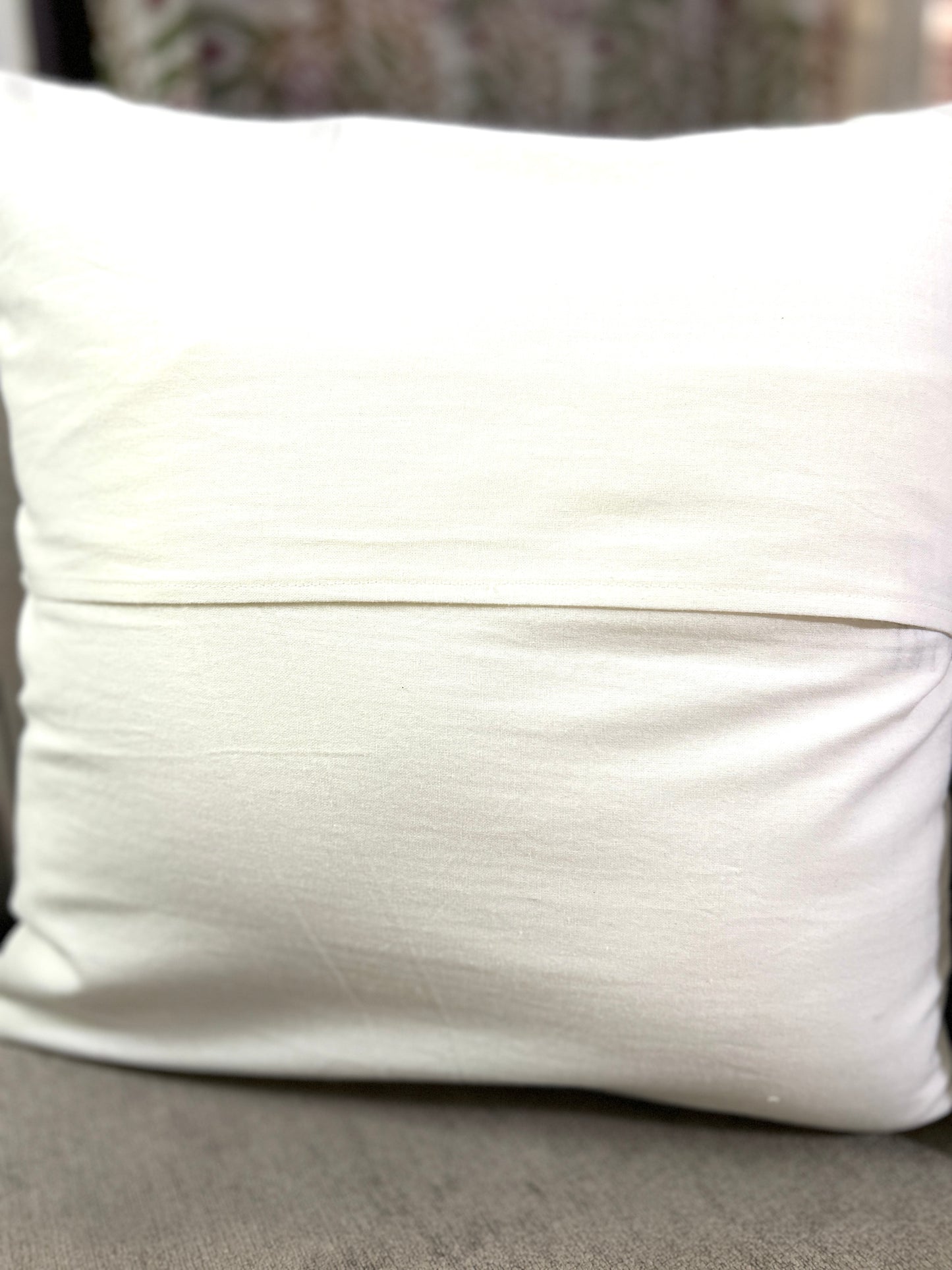 Manvi Block Print Quilted Cushion Cover