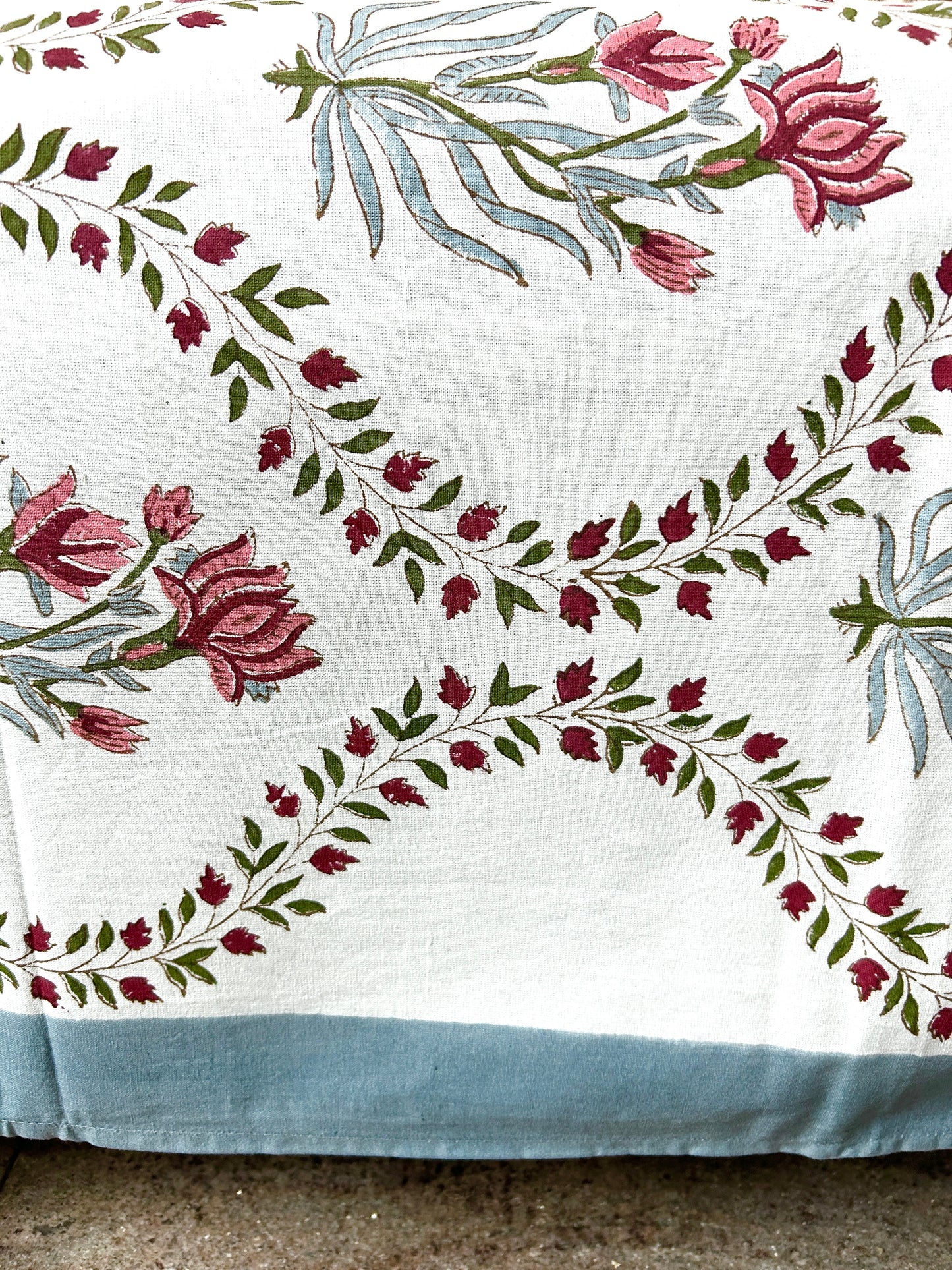 Manika Block Print Diwan Bed Cover