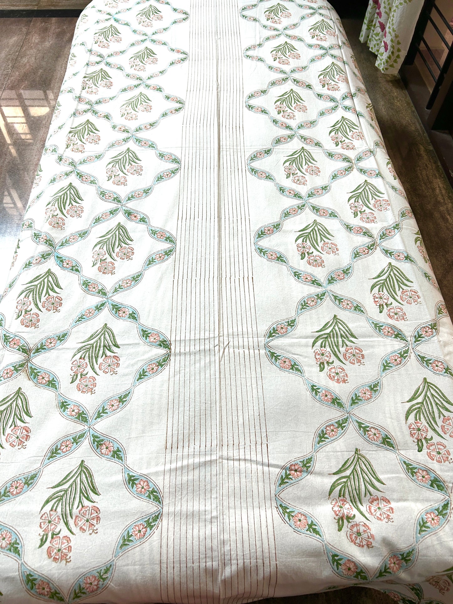Tanay Block Print Diwan Bed Cover