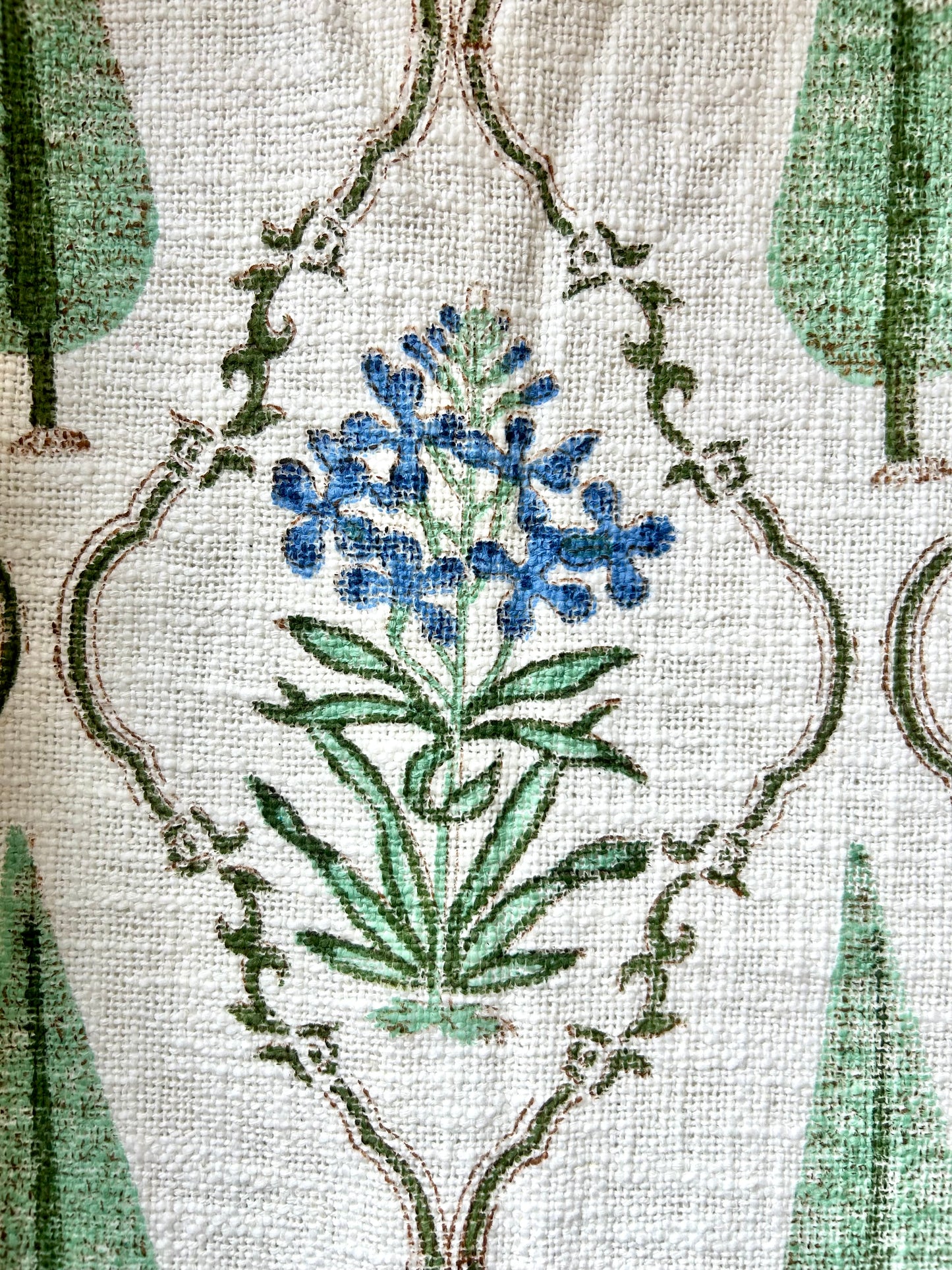 Ishya Block Print Throw Blanket