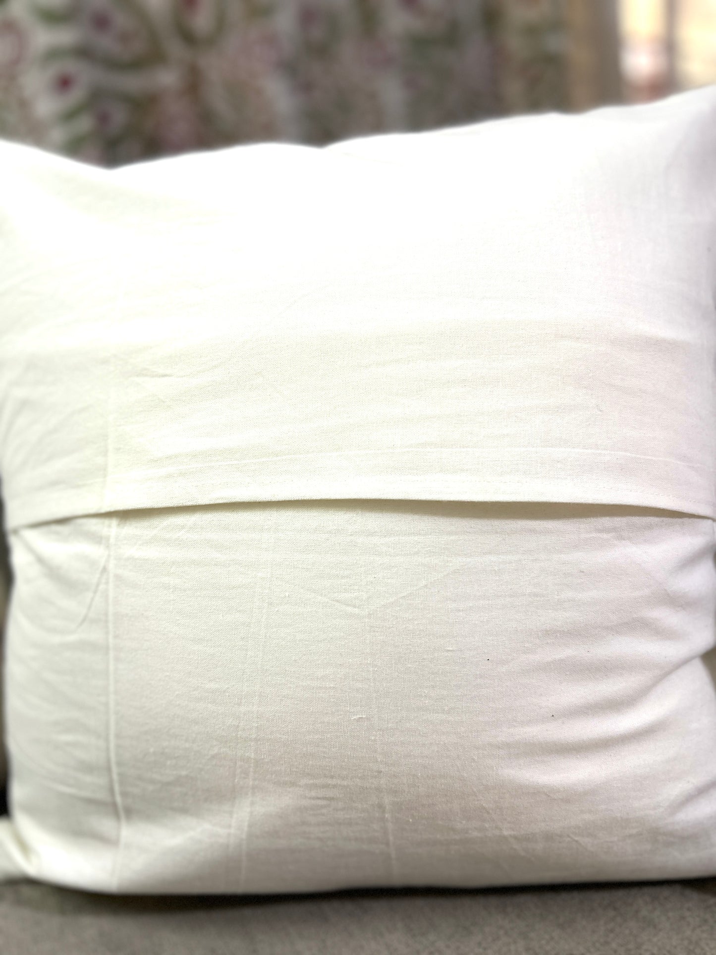 Arunima Block Print Quilted Cushion Cover