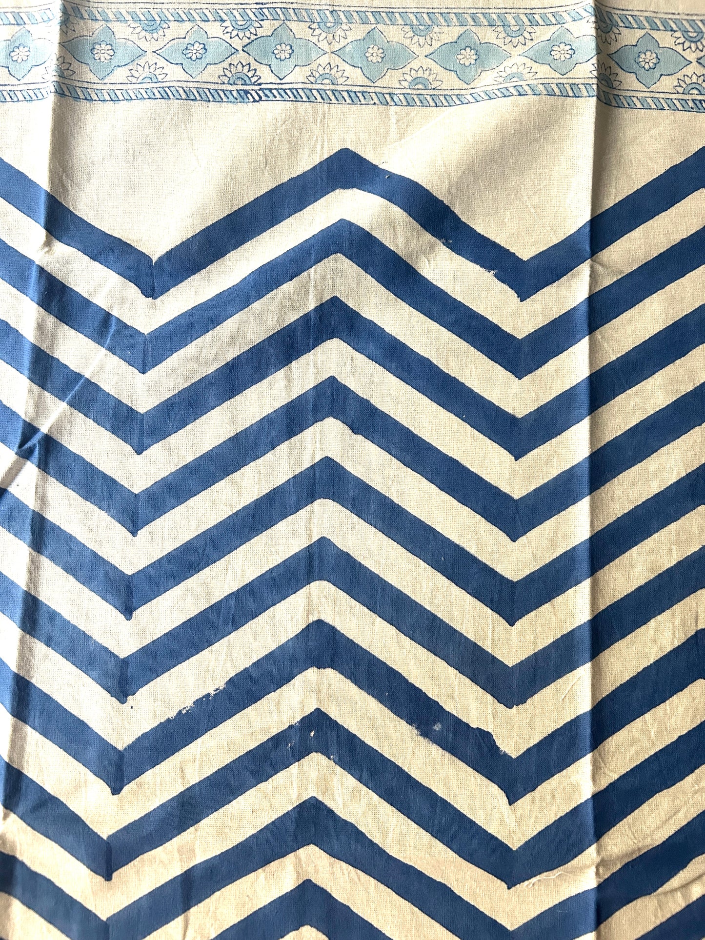 Gaja Block Print 4 Seater Square Table Cover