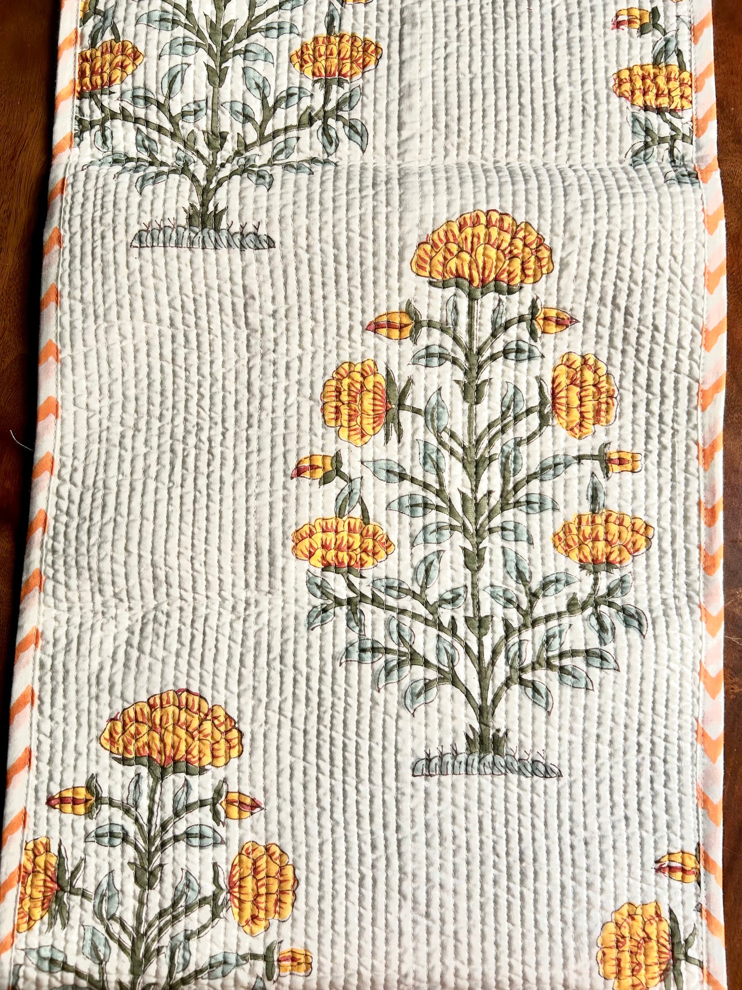 Gargi Block Print Table Runner