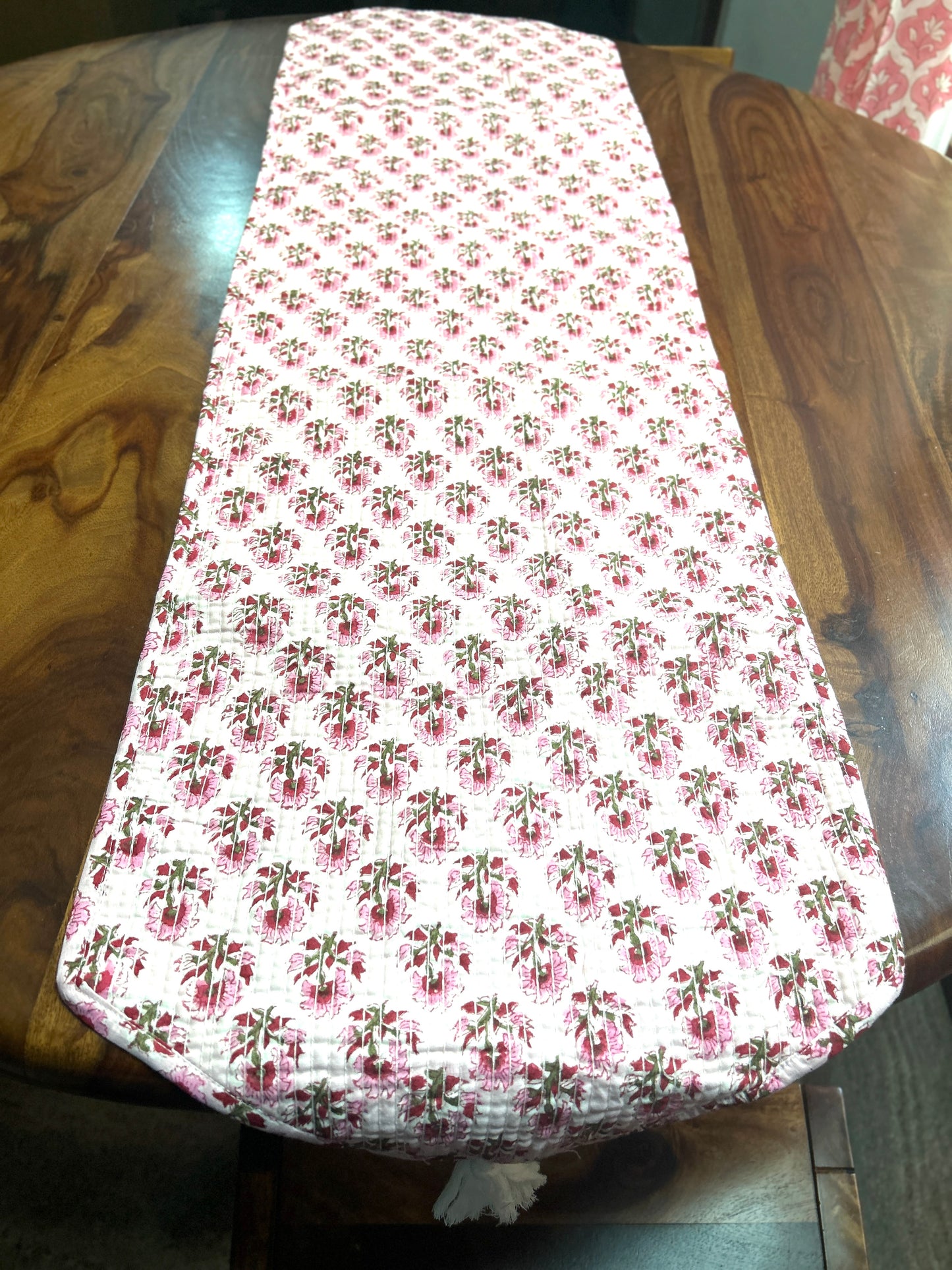 Gul Block Print Table Runner