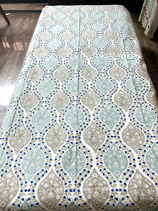 Dhruti Block Print Diwan Bed Cover