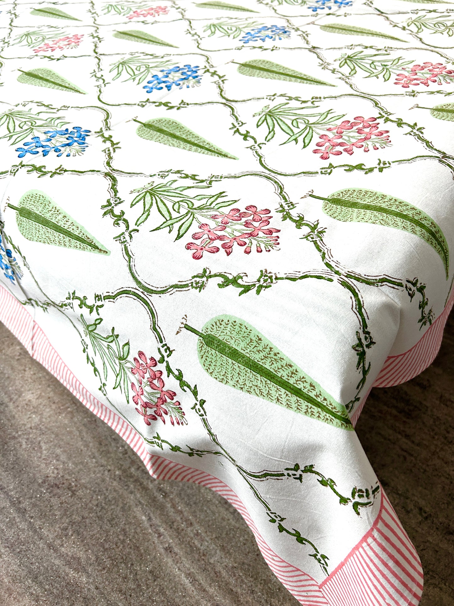 Amala Block Print Diwan Bed Cover