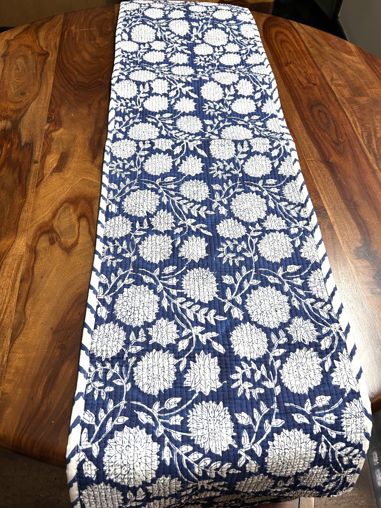 Savya Block Print Table Runner