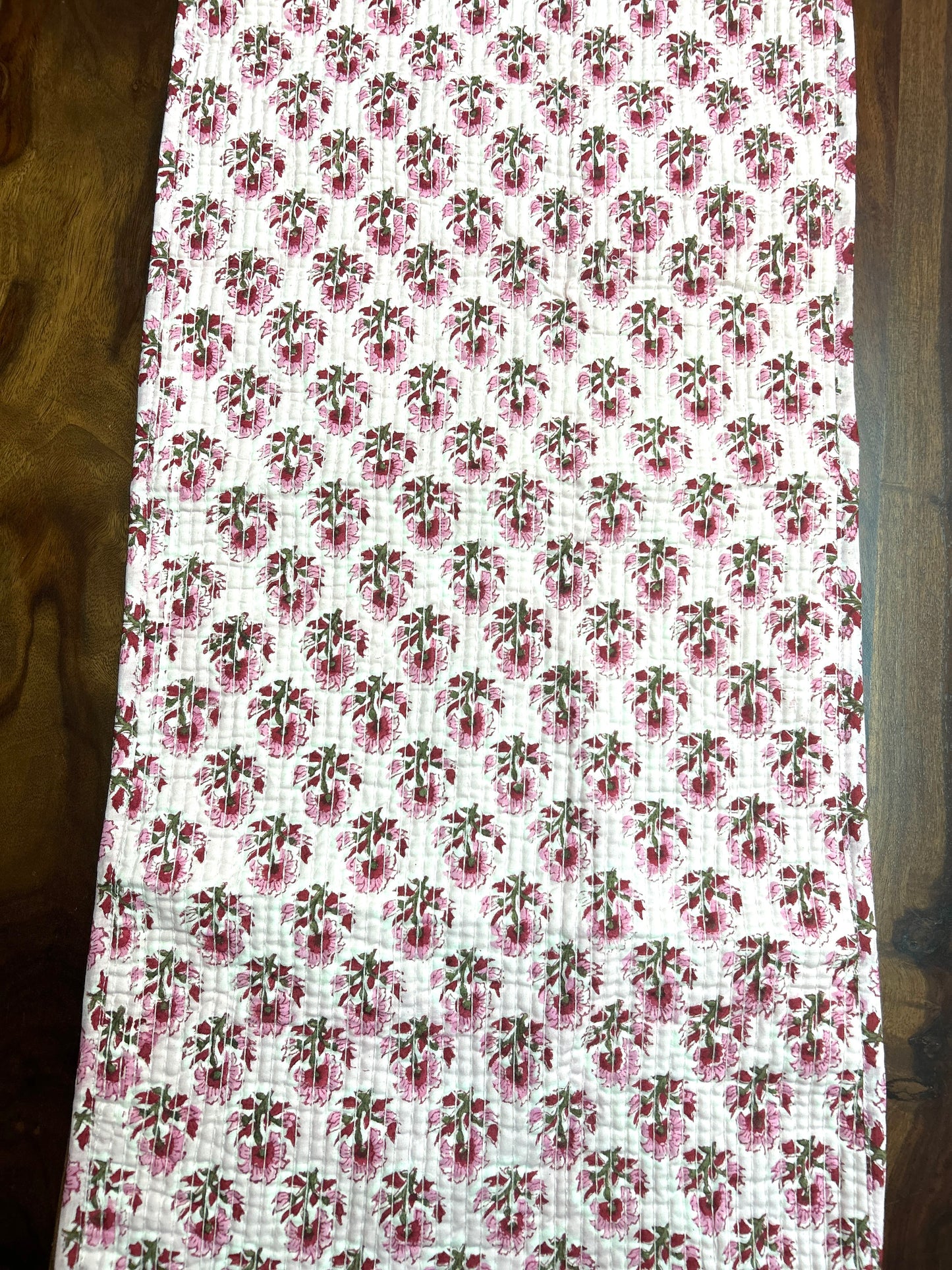 Gul Block Print Table Runner