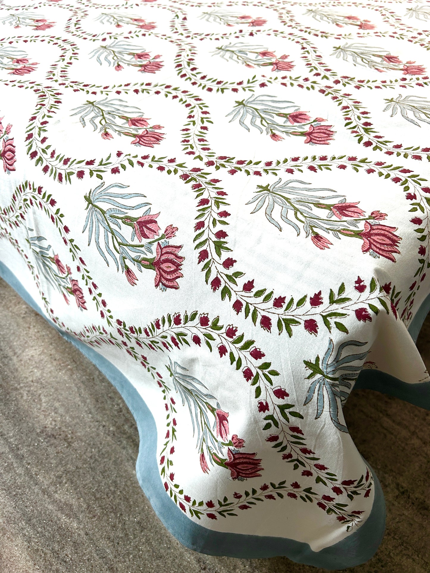 Manika Block Print Diwan Bed Cover