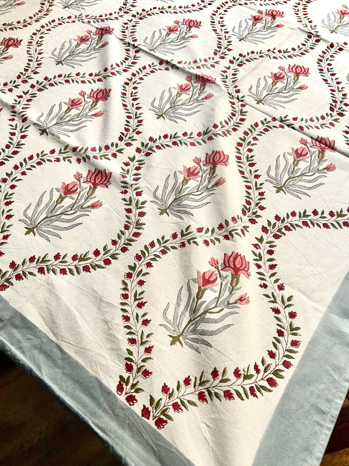 Manika Block Print Table Cover/Cloth