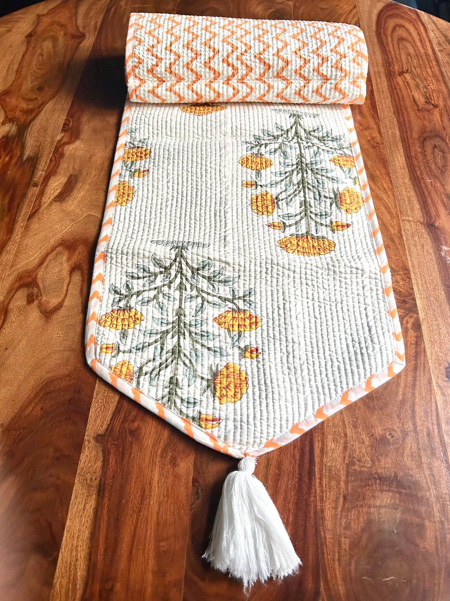 Gargi Block Print Table Runner