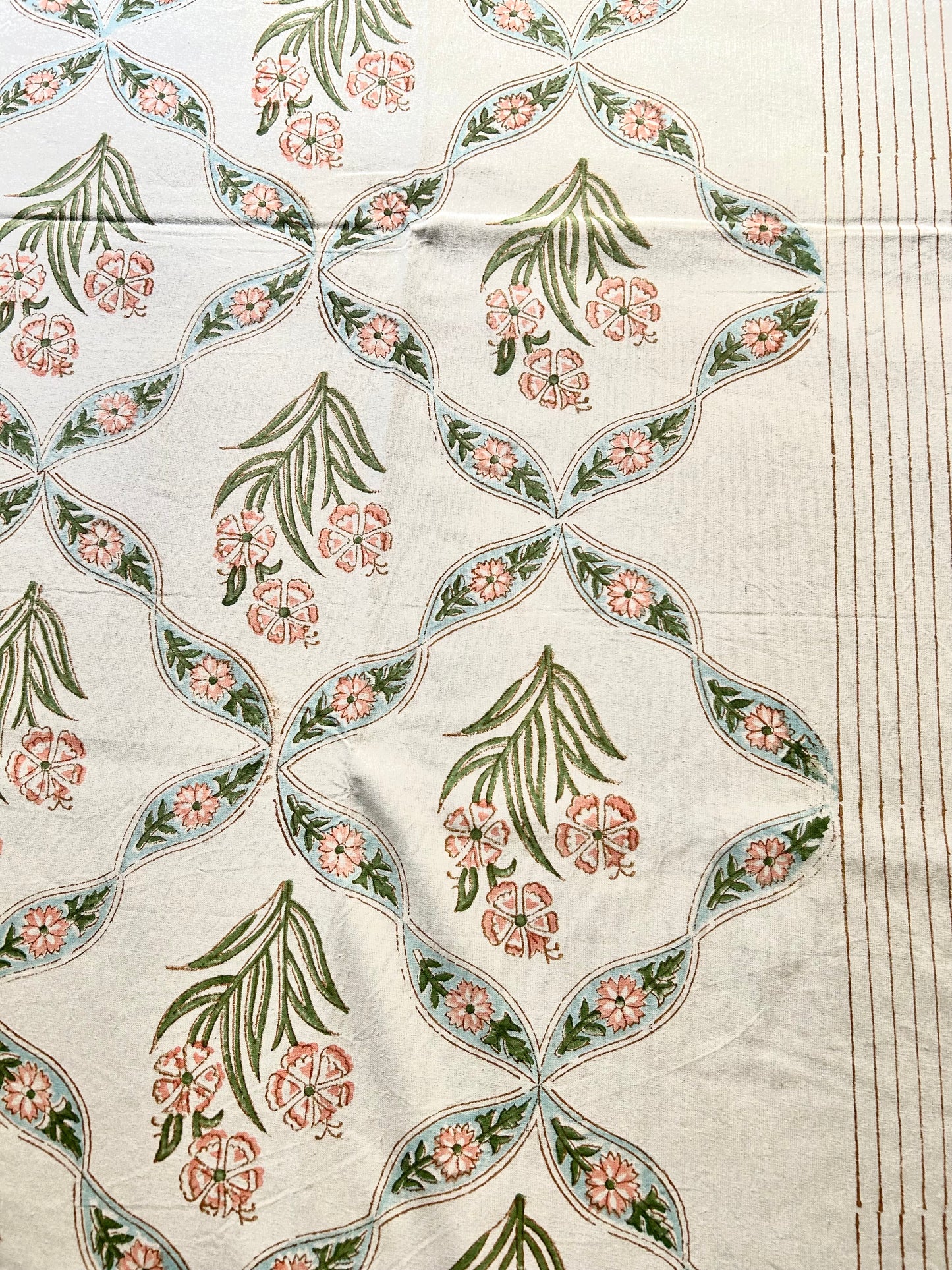 Tanay Block Print Table Cover/Cloth