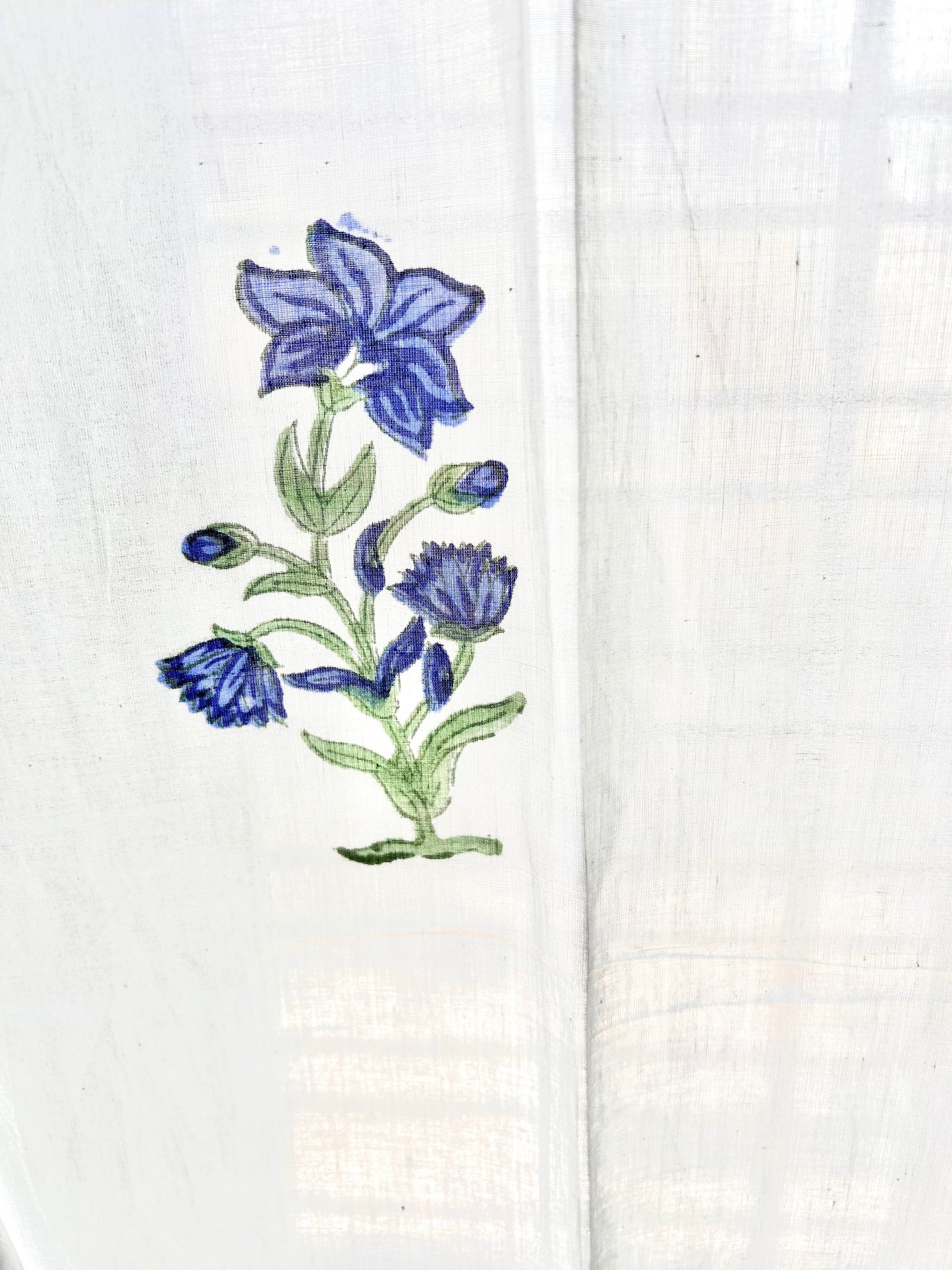 Multicolour Printed Sheer Curtains