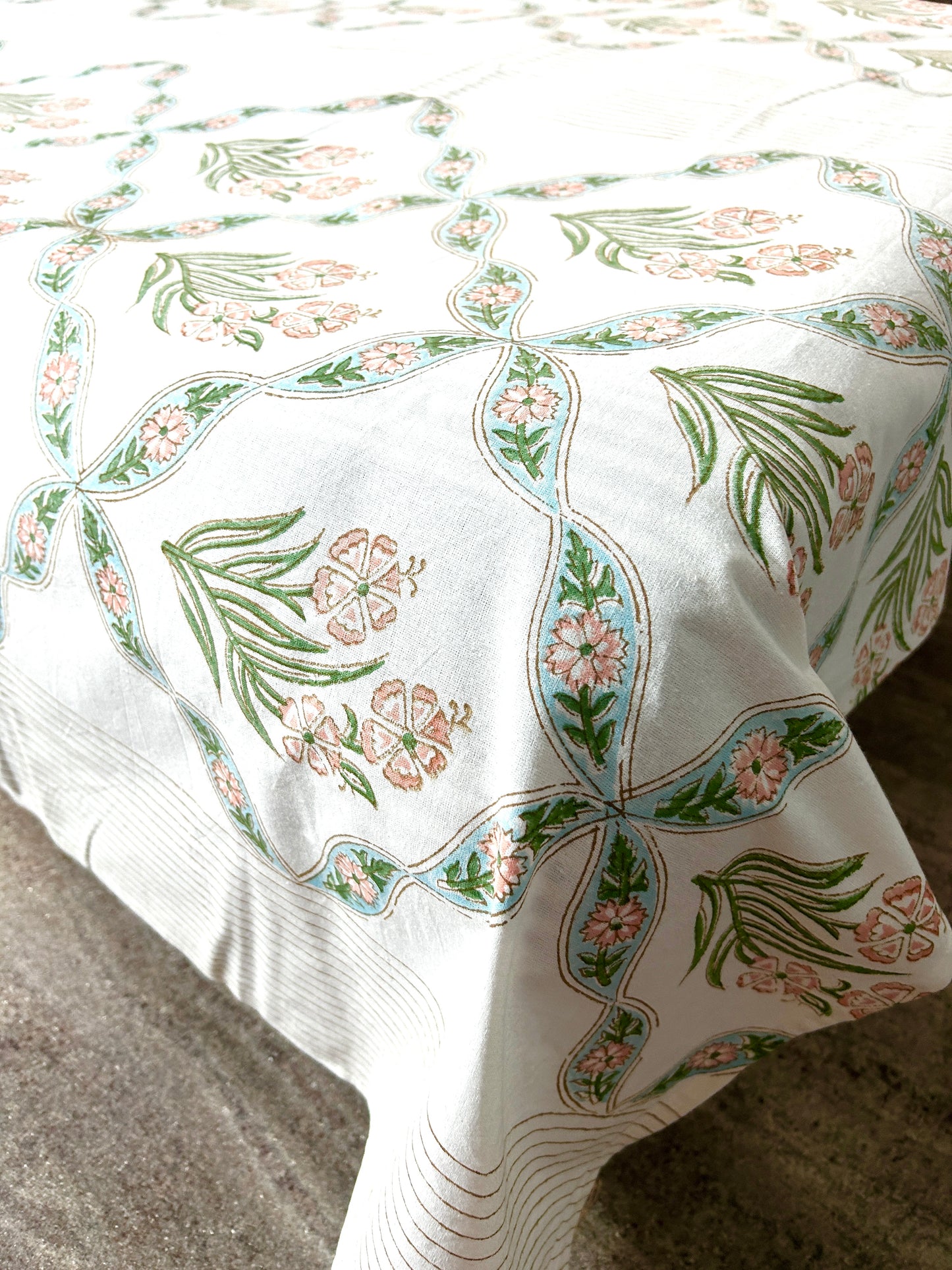 Tanay Block Print Diwan Bed Cover