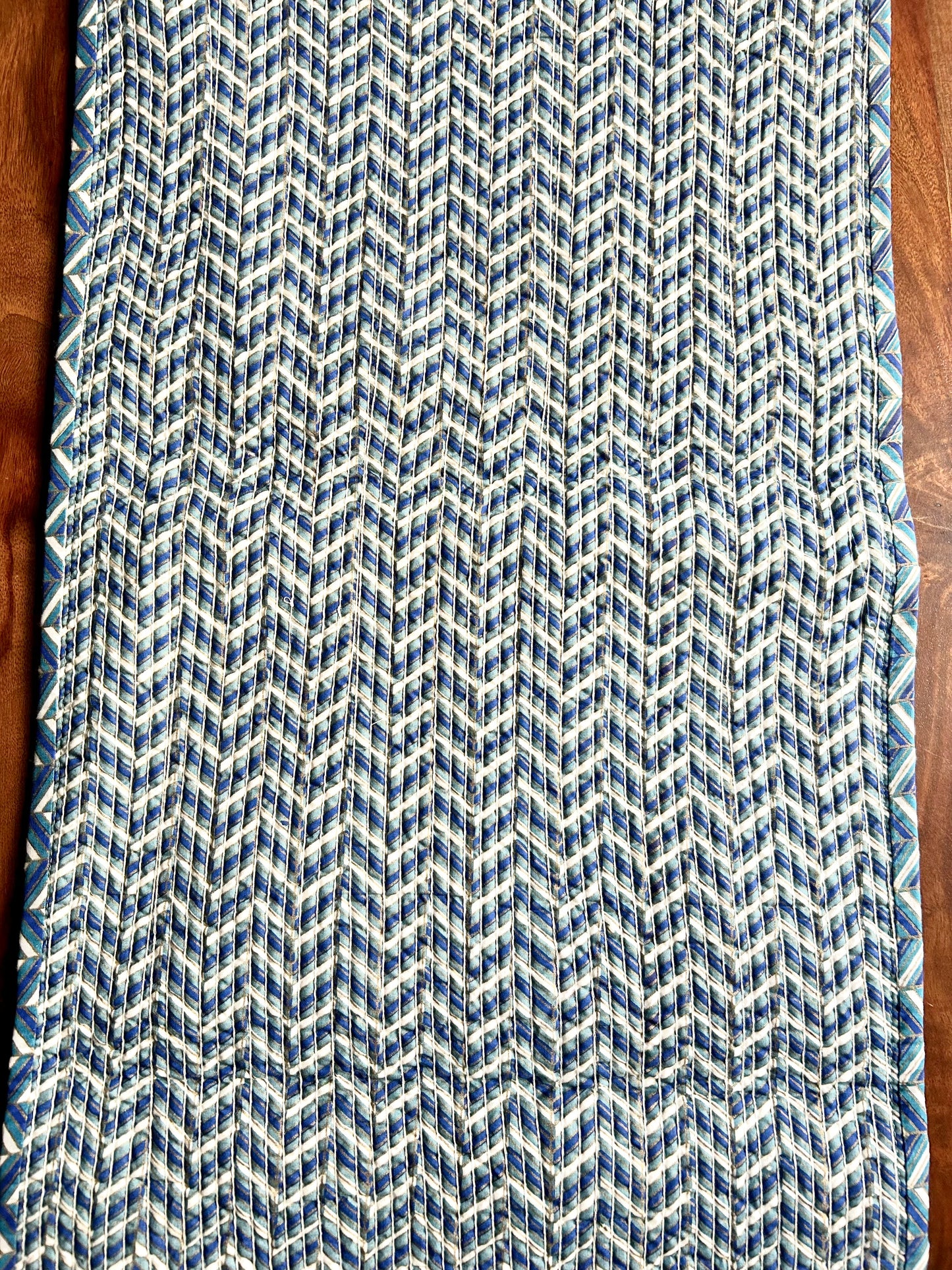 Diti Block Print Table Runner