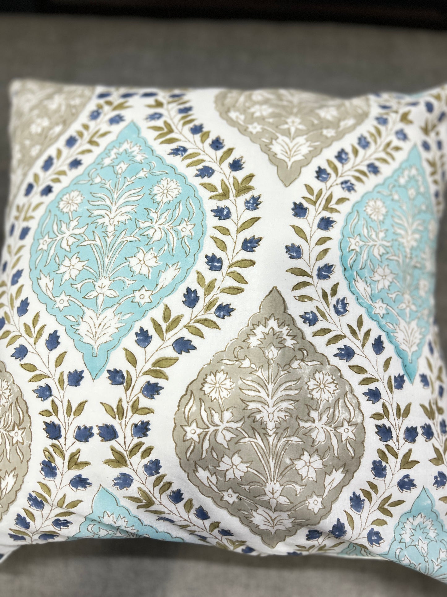 Mughal Print Cushion Cover