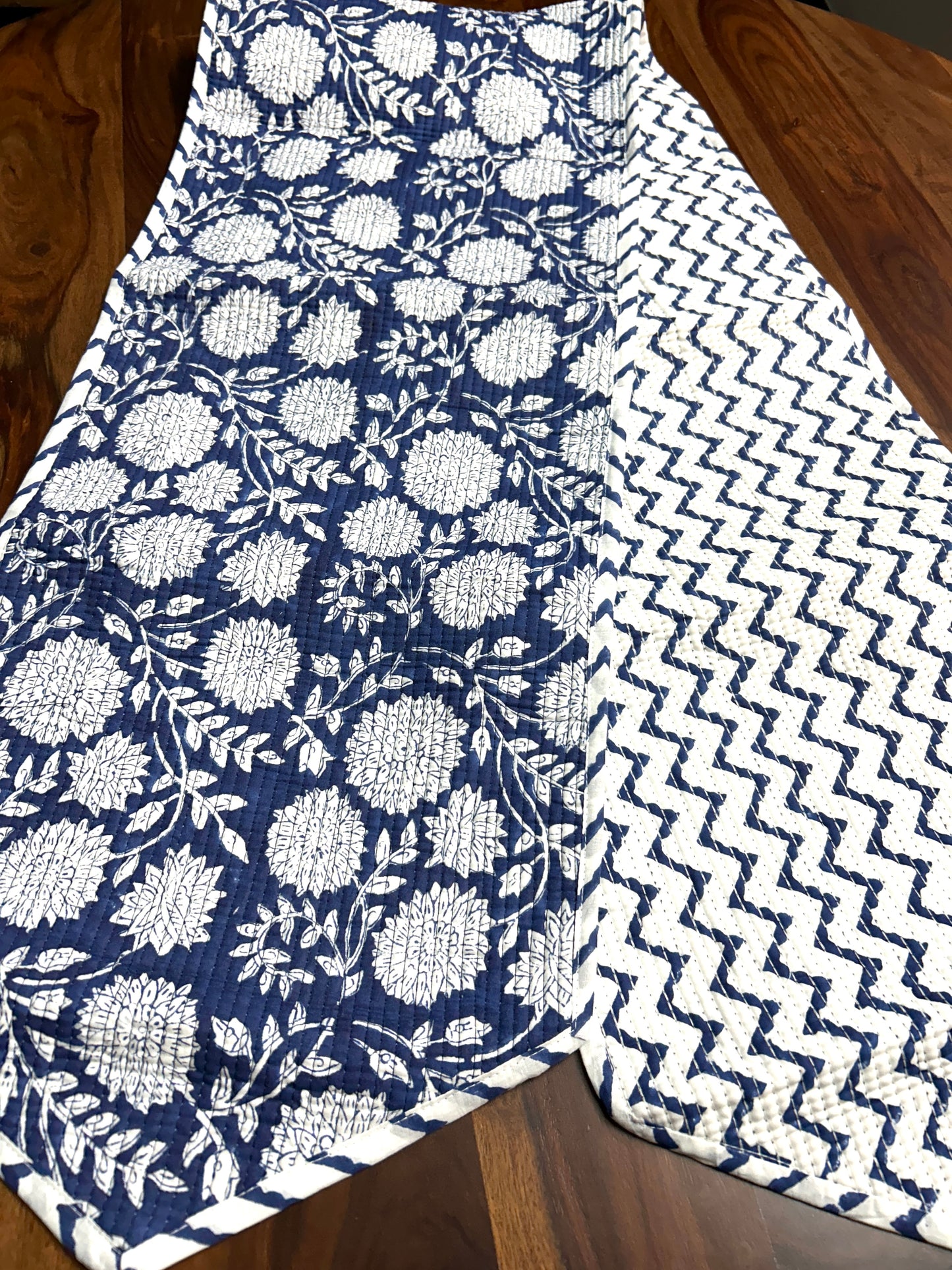 Savya Block Print Table Runner