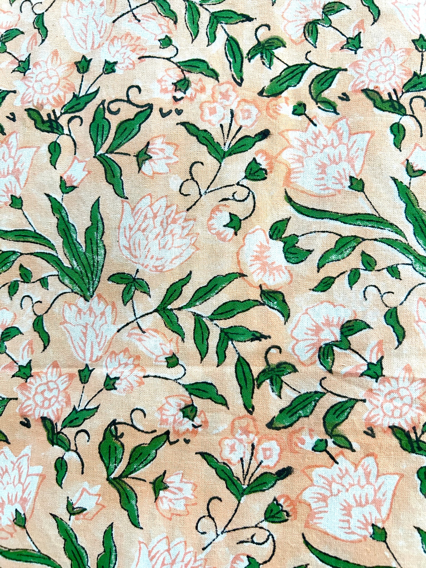 Lila Block Print Diwan Bed Cover