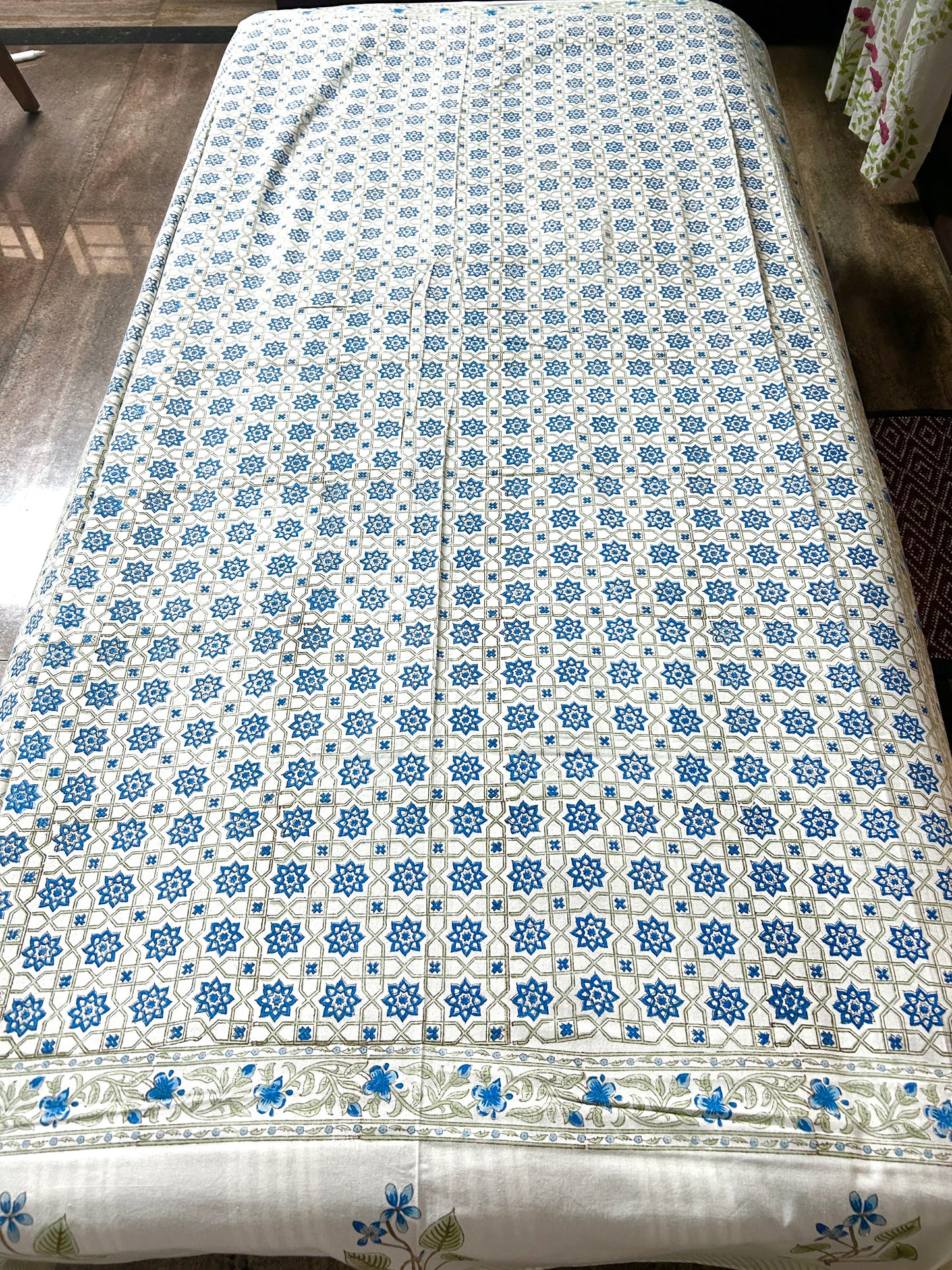 Garima Block Print Diwan Bed Cover