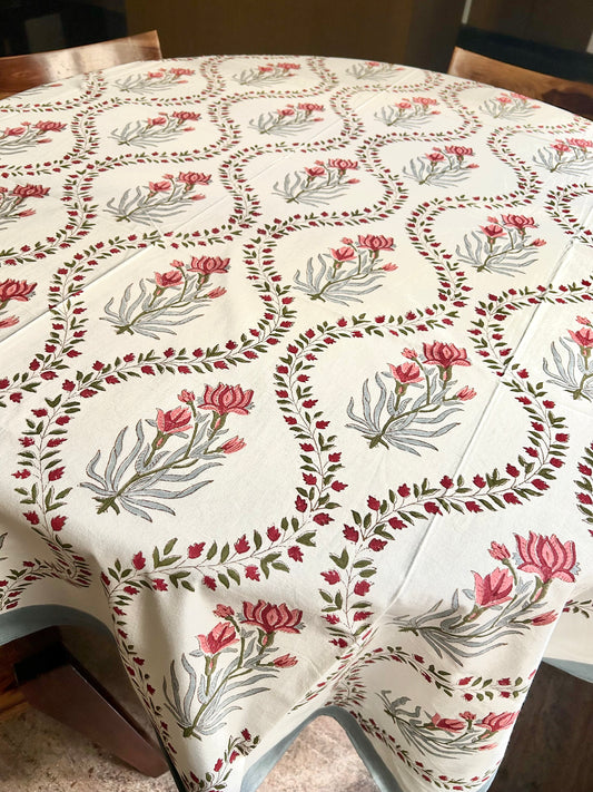 Manika Block Print Table Cover/Cloth