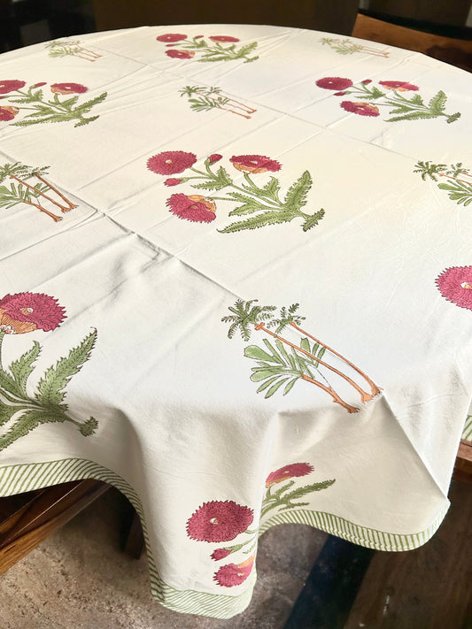 Sahaj Block Print Table Cover/Cloth