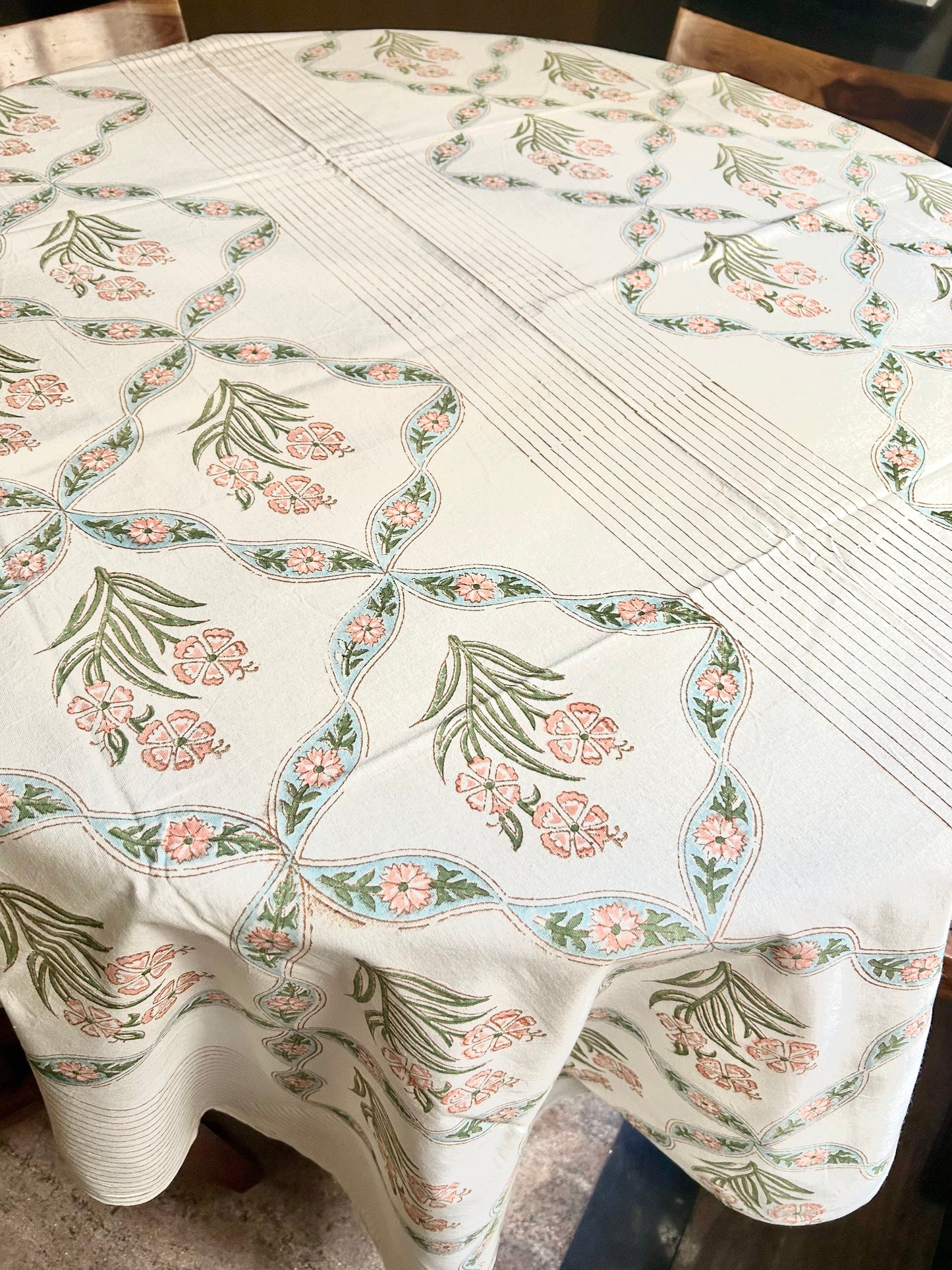 Tanay Block Print Table Cover/Cloth