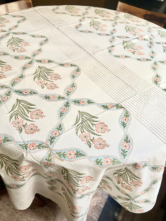 Tanay Block Print Table Cover/Cloth
