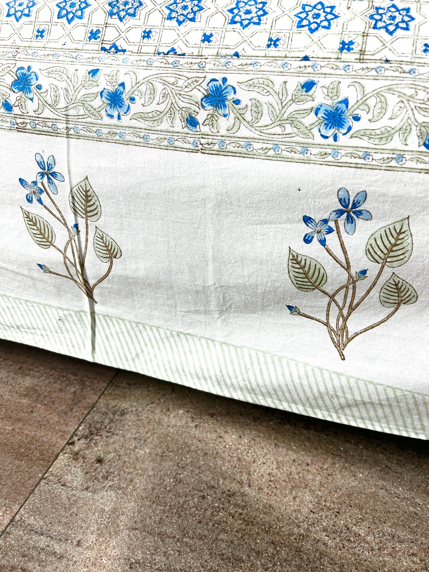 Garima Block Print Diwan Bed Cover