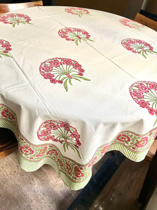 Aja Block Print Table Cover/Cloth