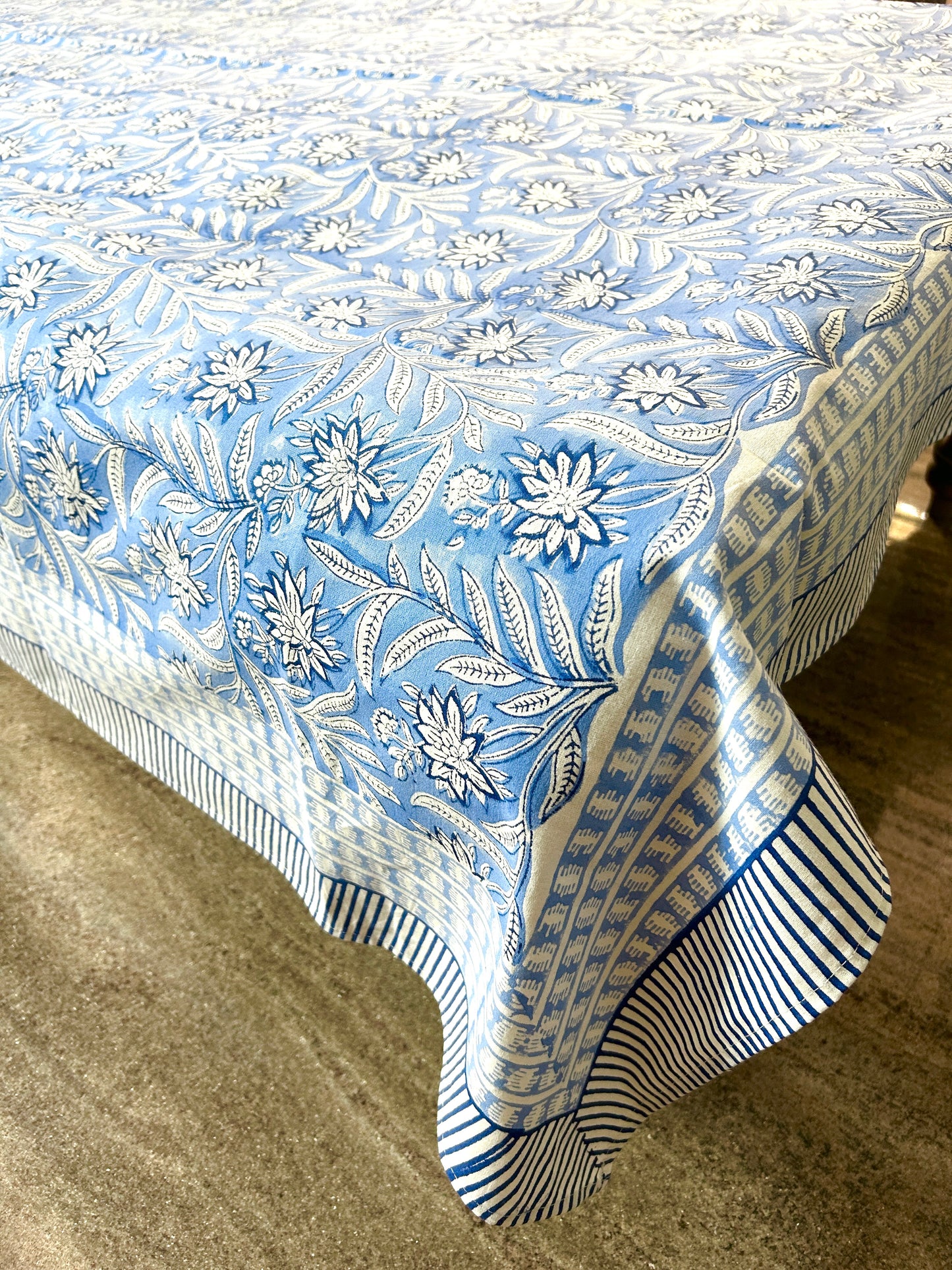 Ajala Block Print Diwan Bed Cover