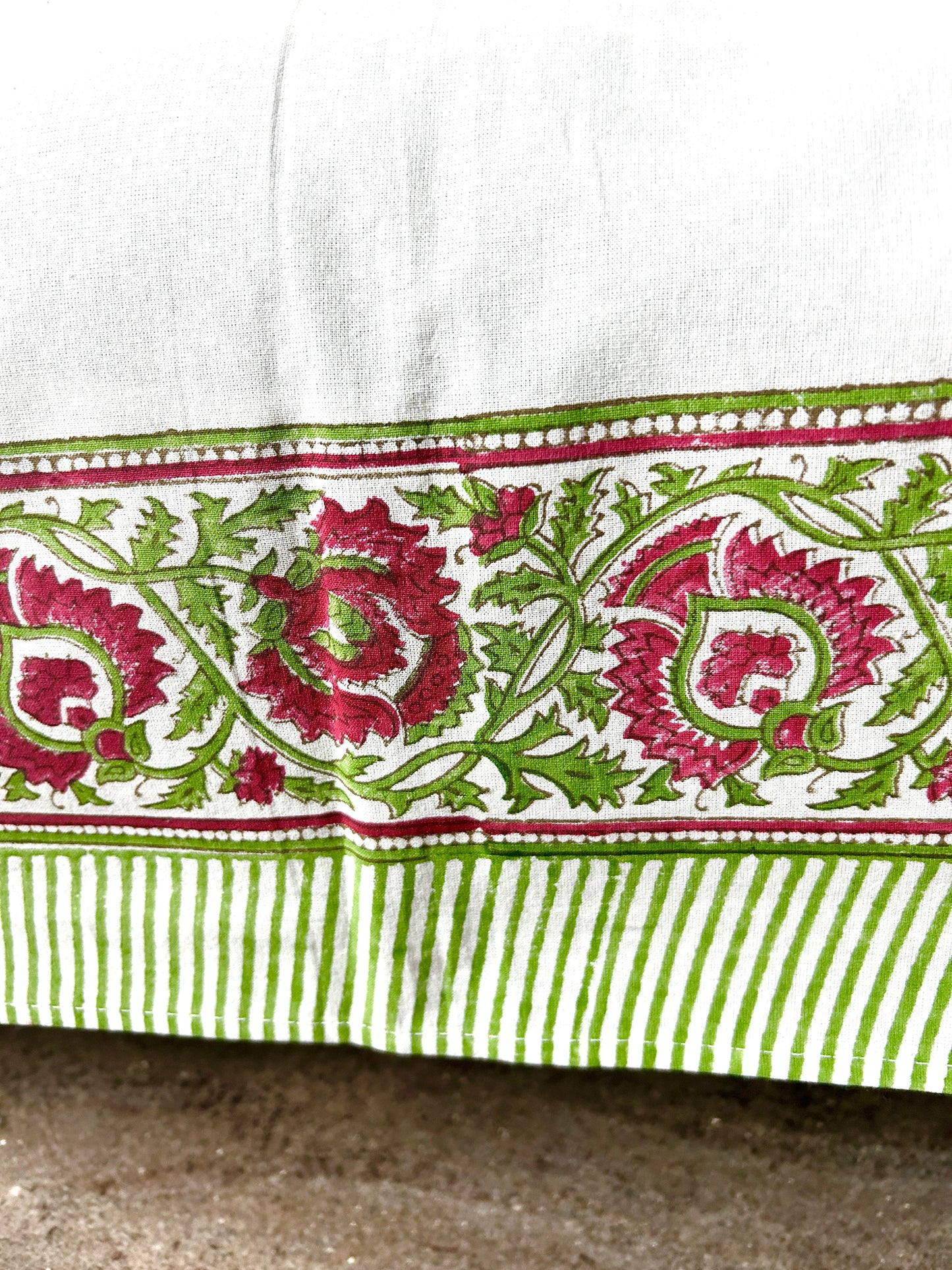 Aja Block Print Diwan Bed Cover