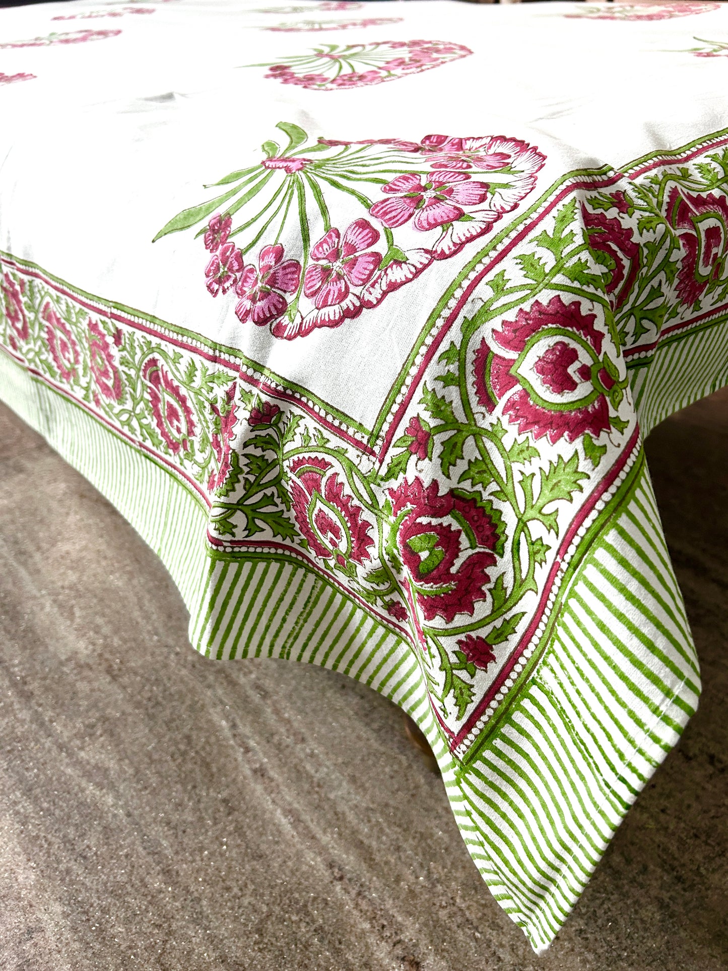 Aja Block Print Diwan Bed Cover