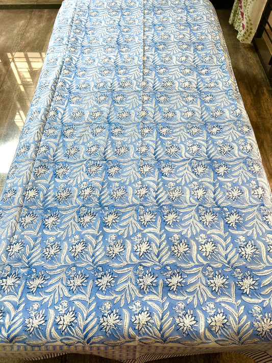 Ajala Block Print Diwan Bed Cover