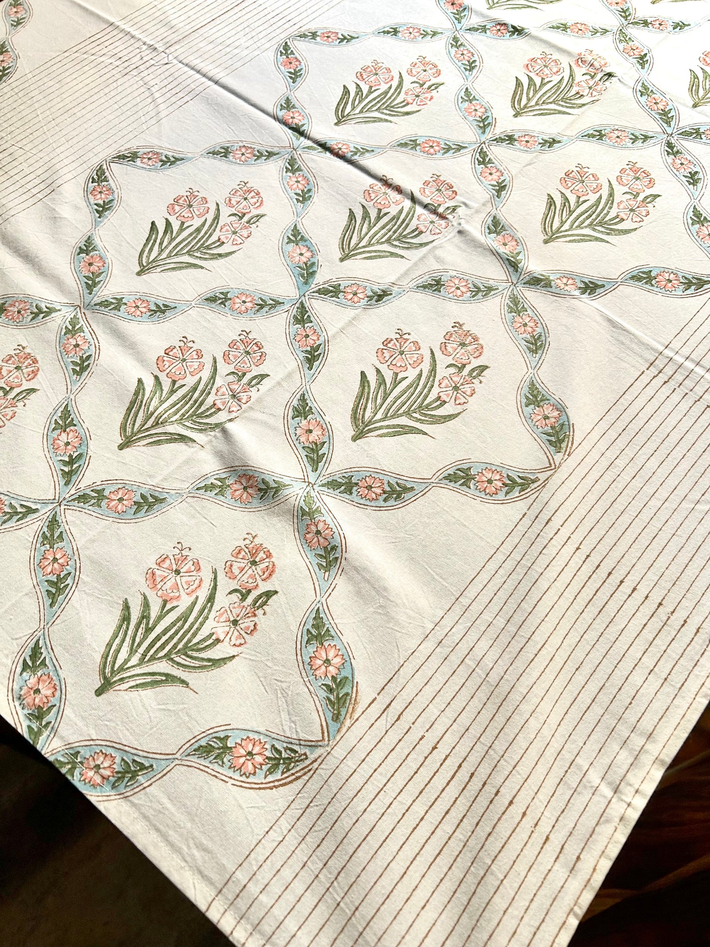 Tanay Block Print Table Cover/Cloth