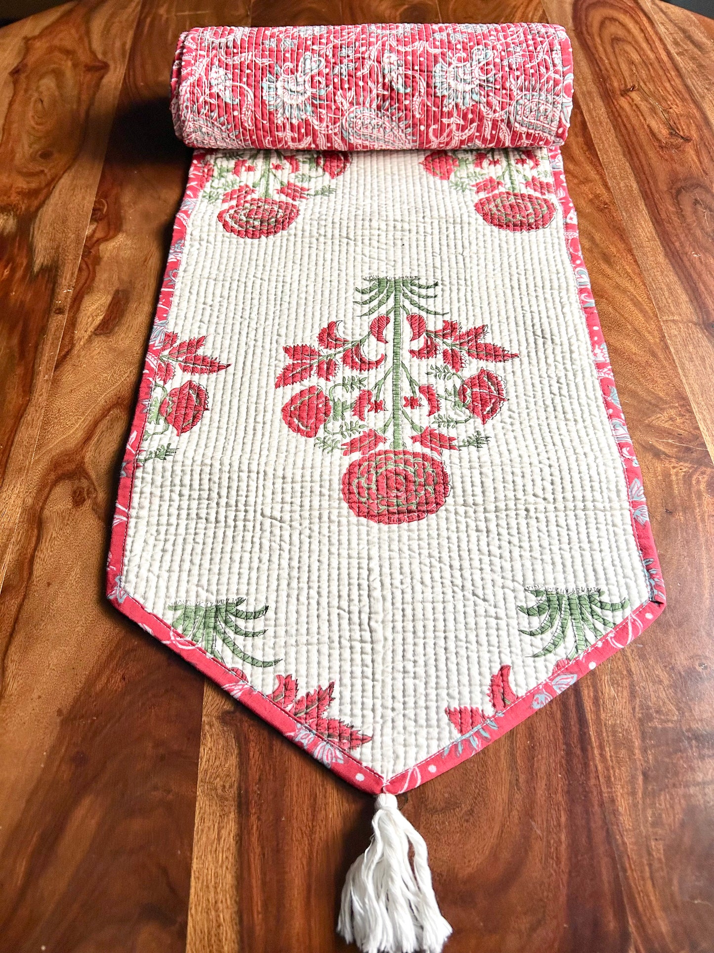 Aabha Block Print Table Runner