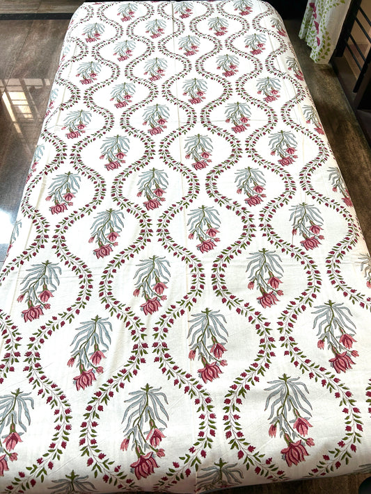 Manika Block Print Diwan Bed Cover