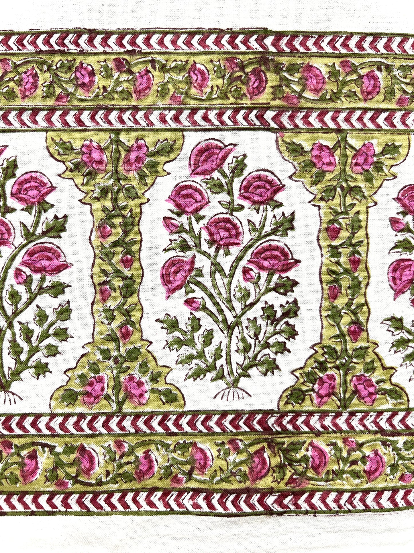 Vani Block Print Table Cover - 4 Seater